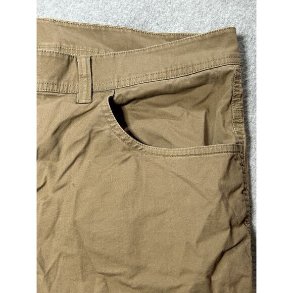 Columbia Hiking Pants Mens W36 L34 Khaki Light weight Breathable Slight Taper - Picture 14 of 16